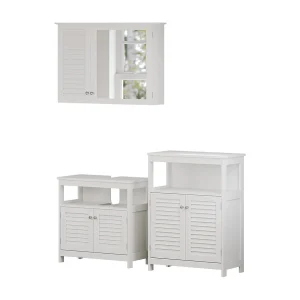 Badkamermeubelset wit 60x30x60 riad Badkamermeubelset wit 60x30x60 riad