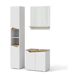 Badkamermeubelset wit 60x35x57 marelle Badkamermeubelset wit 60x35x57 marelle