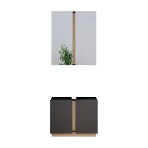 Badkamermeubelset antraciet 70x34x55 gloria
