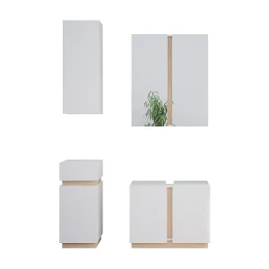 Badkamermeubelset wit 70x34x55 gloria Badkamermeubelset wit 70x34x55 gloria