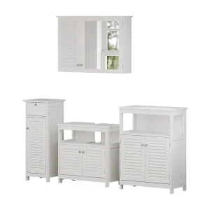 Badkamermeubelset wit 60x30x60 riad Badkamermeubelset wit 60x30x60 riad