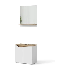 Badkamermeubelset wit 60x35x57 marelle Badkamermeubelset wit 60x35x57 marelle