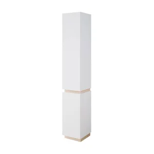 Badkamerkast wit 33x35x197.5 gloria