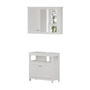 Badkamermeubelset wit 60x30x60 riad Badkamermeubelset wit 60x30x60 riad