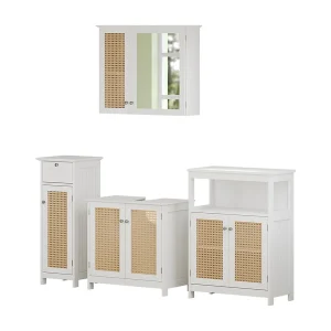 Badkamermeubelset wit 60x35x58 rosario Badkamermeubelset wit 60x35x58 rosario