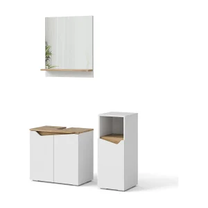 Badkamermeubelset wit 60x35x57 marelle Badkamermeubelset wit 60x35x57 marelle