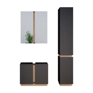 Badkamermeubelset antraciet 70x34x55 gloria