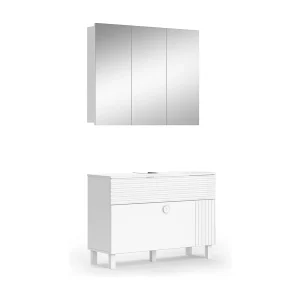 Badkamermeubelset wit 100x37x72 sola Badkamermeubelset wit 100x37x72 sola