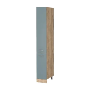 Apotheekkast blauw-grijs 30×57.2×206.8 r-line Apotheekkast blauw-grijs 30×57.2×206.8 r-line