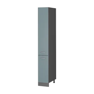 Apotheekkast blauw-grijs 30×57.2×206.8 r-line Apotheekkast blauw-grijs 30×57.2×206.8 r-line