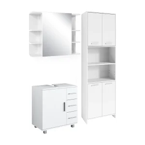 Badkamermeubelset wit 60x33x60 maris Badkamermeubelset wit 60x33x60 maris