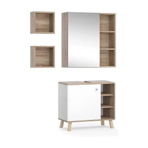 Badkamermeubel set wit 62x32x54 senyo Badkamermeubel set wit 62x32x54 senyo