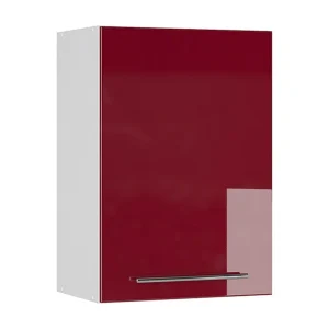 Badkamerkast bordeauxrode hoogglans 50×34.1×72 fame-line Badkamerkast bordeauxrode hoogglans 50×34.1×72 fame-line