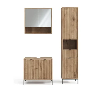Badkamermeubelset viking eik 70x45x63 eliza Badkamermeubelset viking eik 70x45x63 eliza