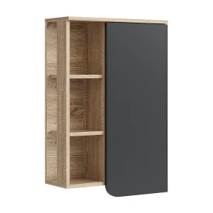 Badkamerkast sonoma/antraciet 50x20x75 karen