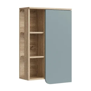 Badkamerkast sonoma/blauw 50x20x75 karen