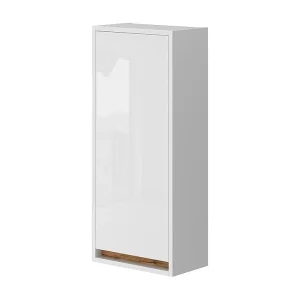 Badkamerkast wit hoogglans/goud power eiken 81.6x20x35 detmold Badkamerkast wit hoogglans/goud power eiken 81.6x20x35 detmold