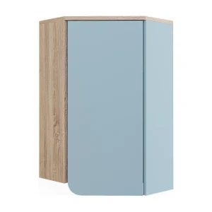Badkamermeubel sonoma/blauw 42.4×42.4×75 karen Badkamermeubel sonoma/blauw 42.4×42.4×75 karen