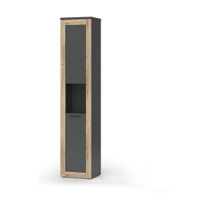 Badkamerkast antraciet 40×34.3×194.3 niko Badkamerkast antraciet 40×34.3×194.3 niko