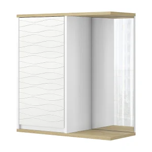 Badkamerspiegelkast wit 60x24x63 livia Badkamerspiegelkast wit 60x24x63 livia