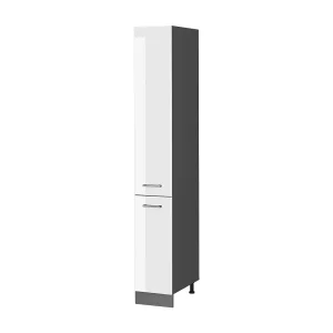 Apotheekkast wit hoogglans 30×57.2×206.8 r-line Apotheekkast wit hoogglans 30×57.2×206.8 r-line