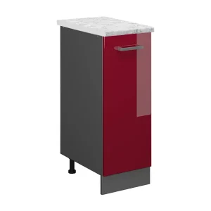 Apotheekkast rode hoogglans 30x60x81.6 r-line