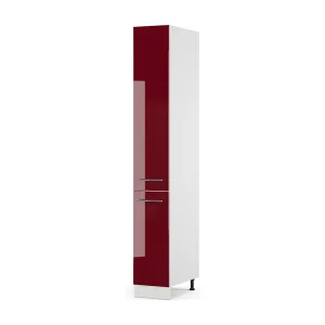Apotheekkast bordeauxrode hoogglans 30x58x206.8 fame-line Apotheekkast bordeauxrode hoogglans 30x58x206.8 fame-line