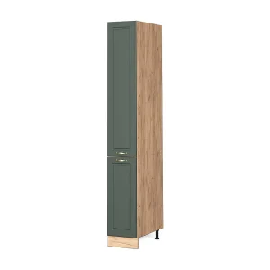 Apotheekkast groen-goud landhuis 30x58x206.8 fame-line
