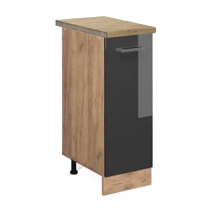 Apotheekkast antraciet hoogglans 30x60x81.6 r-line
