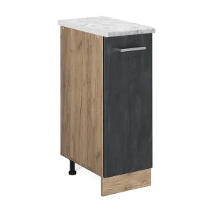Apotheekkast zwart beton 30x60x81.6 r-line Apotheekkast zwart beton 30x60x81.6 r-line