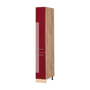 Apotheekkast bordeauxrode hoogglans 30x58x206.8 fame-line Apotheekkast bordeauxrode hoogglans 30x58x206.8 fame-line
