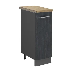 Apotheekkast zwart beton 30x60x81.6 r-line Apotheekkast zwart beton 30x60x81.6 r-line