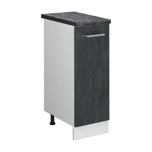Apotheekkast zwart beton 30x60x81.6 r-line Apotheekkast zwart beton 30x60x81.6 r-line