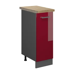 Apotheekkast rode hoogglans 30x60x81.6 r-line