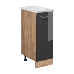 Apotheekkast antraciet hoogglans 30x60x81.6 r-line