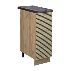 Apotheekkast eiken paneel 30x60x82 fame-line