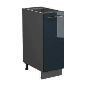 Apotheekkast donkerblauw hoogglans 30×51.6×82 fame-line Apotheekkast donkerblauw hoogglans 30×51.6×82 fame-line