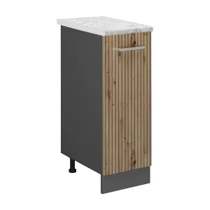 Apotheekkast artisanaal eiken 30x60x81.6 r-line Apotheekkast artisanaal eiken 30x60x81.6 r-line