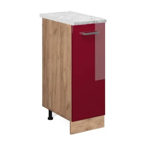 Apotheekkast rode hoogglans 30x60x81.6 r-line