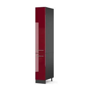 Apotheekkast bordeauxrode hoogglans 30x58x206.8 fame-line Apotheekkast bordeauxrode hoogglans 30x58x206.8 fame-line