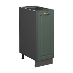 Apotheekkast groen-goud landhuis 30×51.6×82 fame-line