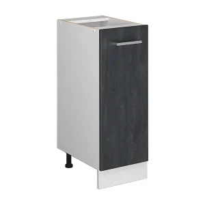 Apotheekkast zwart beton 30x46x81.6 r-line Apotheekkast zwart beton 30x46x81.6 r-line