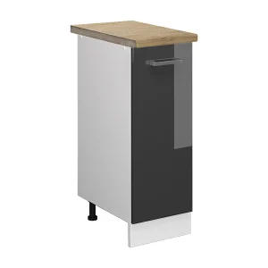 Apotheekkast antraciet hoogglans 30x60x81.6 r-line