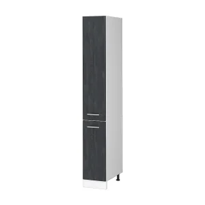 Apotheekkast zwart beton 30×57.2×206.8 r-line Apotheekkast zwart beton 30×57.2×206.8 r-line