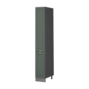 Apotheekkast groen-goud landhuis 30x58x206.8 fame-line
