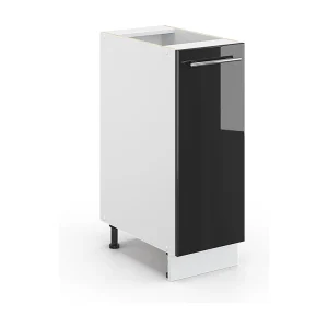Apotheekkast antraciet hoogglans 30×51.6×82 fame-line