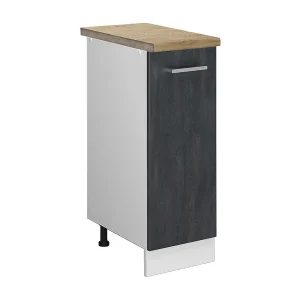 Apotheekkast zwart beton 30x60x81.6 r-line Apotheekkast zwart beton 30x60x81.6 r-line