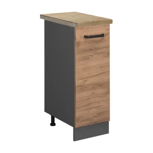 Apotheekkast krachtige eik goud 30x60x81.6 r-line