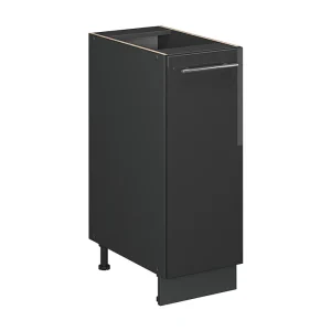 Apotheekkast antraciet hoogglans 30×51.6×82 fame-line