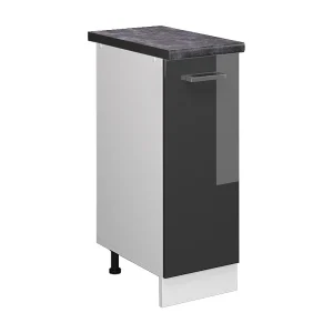 Apotheekkast antraciet hoogglans 30x60x81.6 r-line
